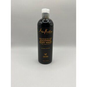 Shea Moisture African Black Soap Soothing Body Wash 13 Fl Oz With Oats Aloe & Vi